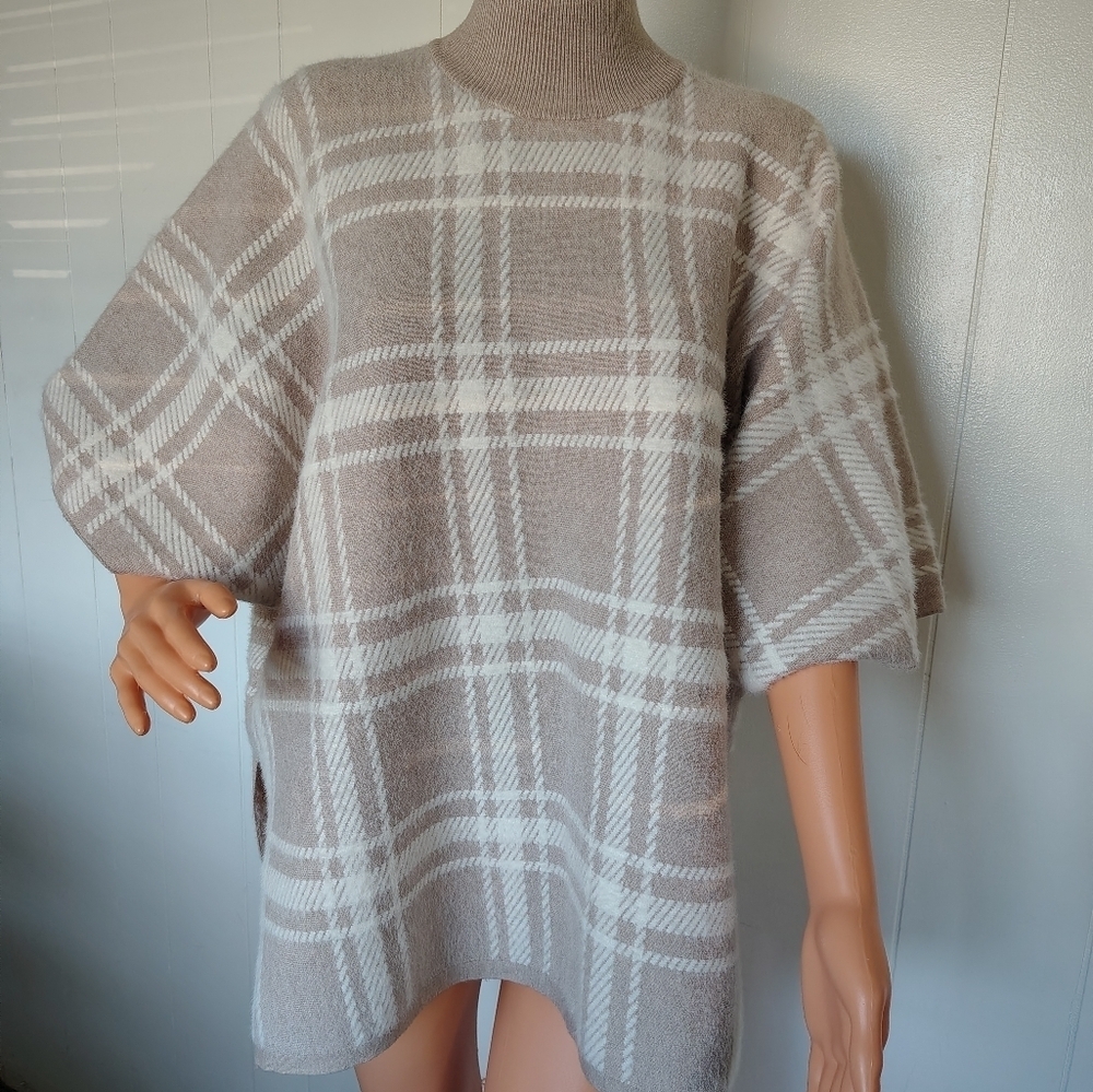 RACHEL ZOE Plaid Women's Sweater One Size